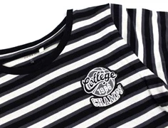 Name It black stribet t-shirt